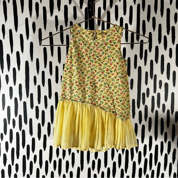 Gap Floral Yellow Dress girls size 3t - Picture 3 of 4